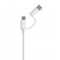 USB кабель Xiaomi Mi 2-in-1 USB Cable MicroUSB to Type-C (SJX01ZM) (SJV4083TY) 2.4A 30cm White